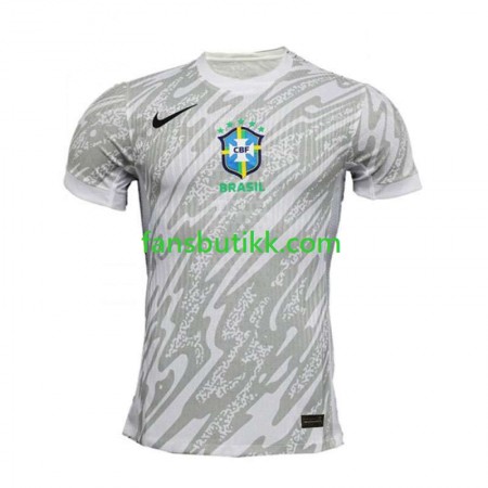 Fotballdrakt Brasil Keeper Hjemmetrøye Copa America 2024 Kortermet